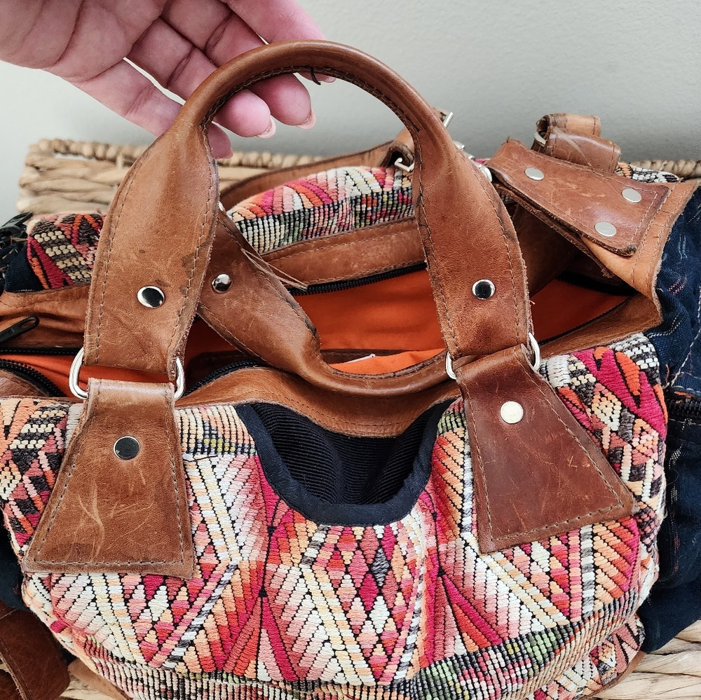 Ixchel triangle huipil diaper bag - Picture 14 of 16